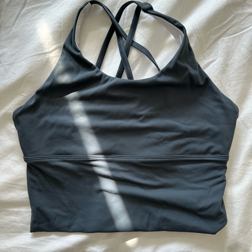 Women's grey NVGTN Sports Bra